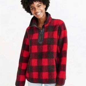 Abercrombie and Fitch Buffalo Plaid Fleece
